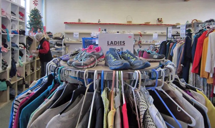 clothing and other items at the One Stop Shop.